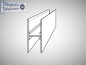Preview: Alwo® P16 - Alu-H-Profil - verschiedene Längen