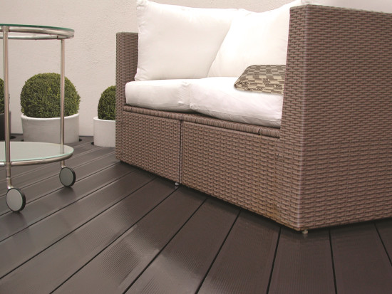 Terrasse mit WPC-Terrassendielen