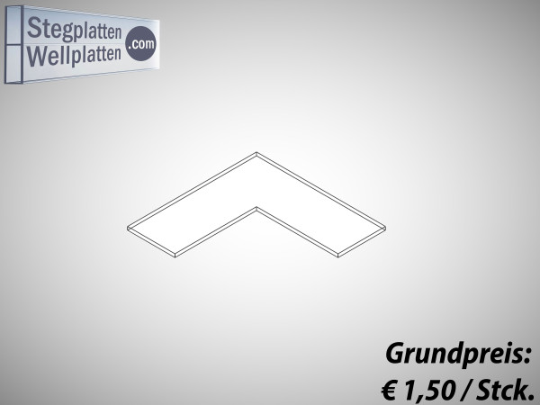 Alwo® P16 - Alu-Eckverbinder - preßblank