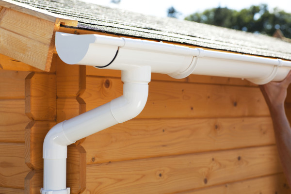 PVC-Dachrinnenset RG 100 - Komplettset - weiß oder anthrazit