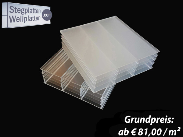 Stegplatte Plexiglas Resist S5P verschiedene Farben