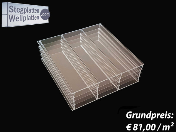 Stegplatte Plexiglas Resist S5P farblos