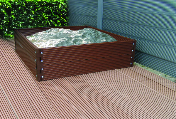 Terrasse mit WPC-Terrassendielen