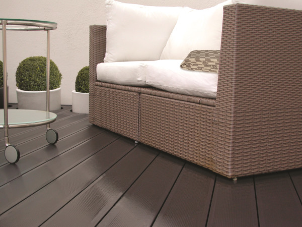 Terrasse mit WPC-Terrassendielen