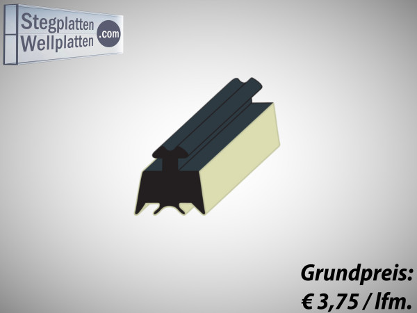 Alwo® Rippendichtung 132518 "gelb" - Dicke: ca. 6 mm
